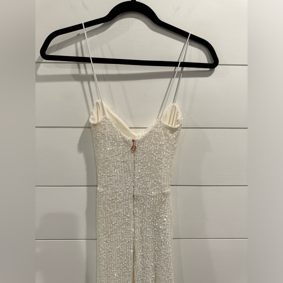 Nookie white sequin sublime cutout gown - Picture 9 of 10